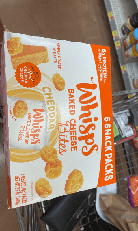Whisps Cheddar Baked Cheese Bites