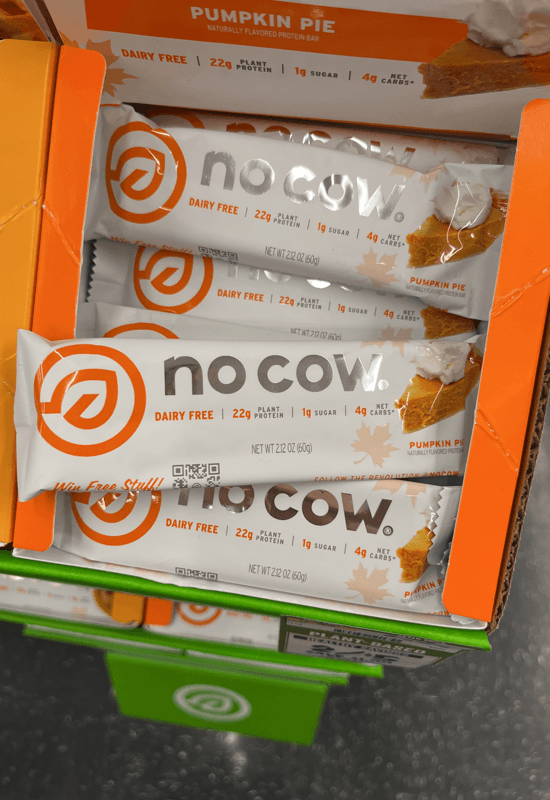 No Cow Pumpkin Pie Protein Bar