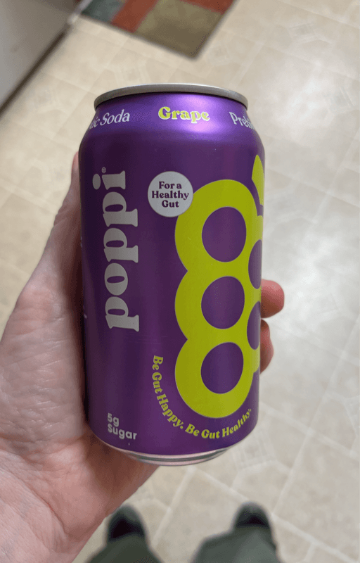 Poppi Grape Prebiotic Soda