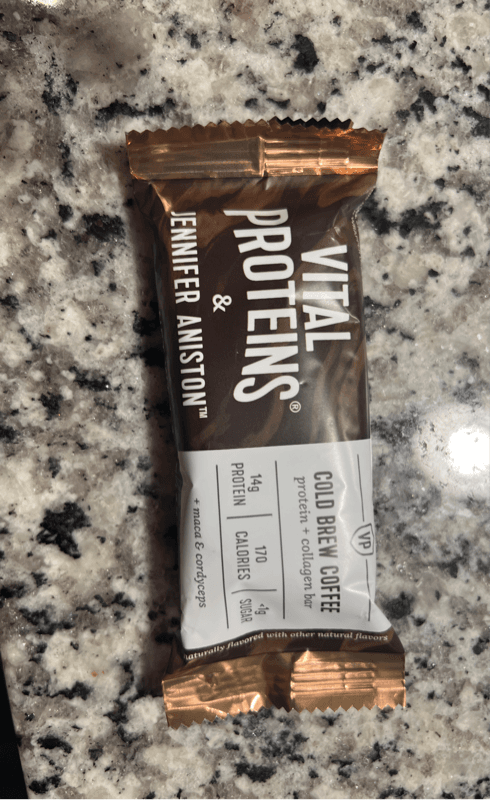 Vital Proteins & Jennifer Aniston Cold Brew Coffee Protein + Collagen Bar