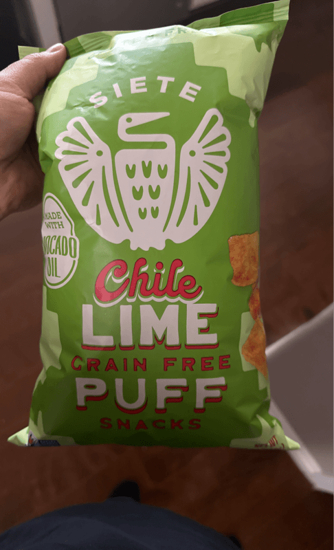 Siete Chile Lime Grain Free Puff Snacks