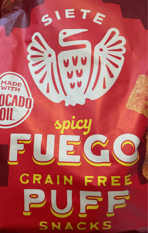 Siete Spicy Fuego Grain Free Puff Snacks