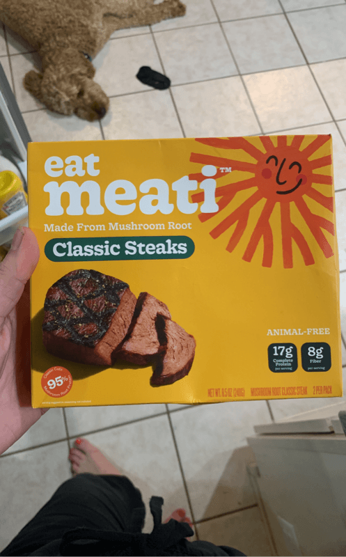 Eat Meati Classic Steaks Mushroom Root Protein
