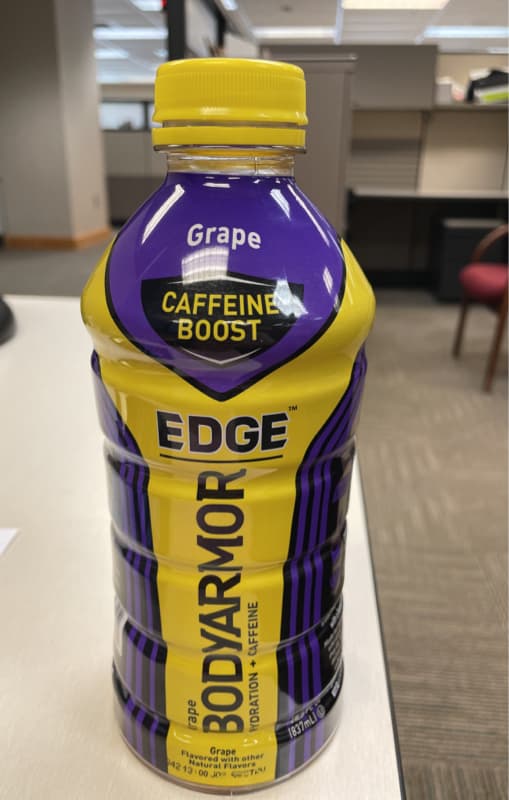 Bodyarmor Edge Grape Caffeine Boost