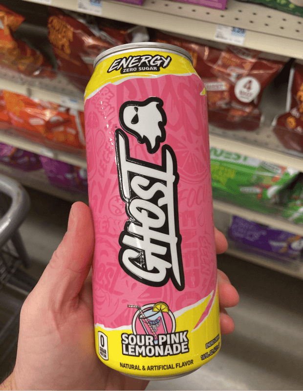 Ghost Sour Pink Lemonade Energy Drink