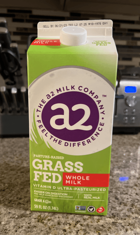 A2 Grass Fed Whole Milk