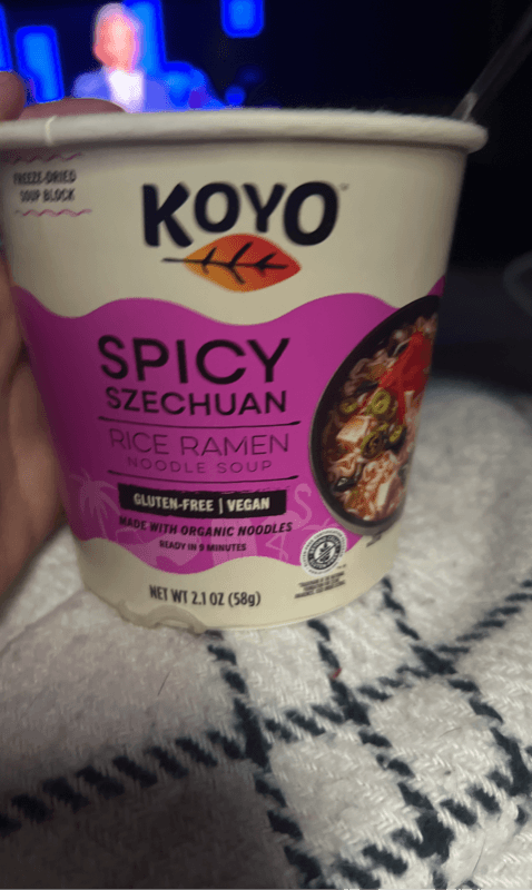Koyo Spicy Szechuan Rice Ramen Noodle Soup