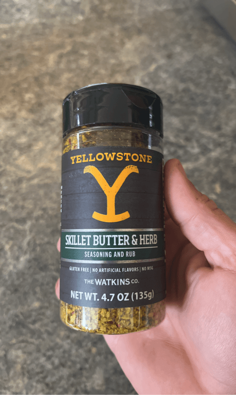 Yellowstone Skillet Butter & Herb Seasoning And Rub