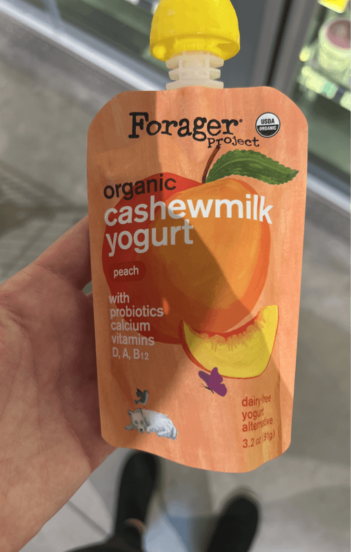 Forager Project Organic Cashewmilk Yogurt Peach