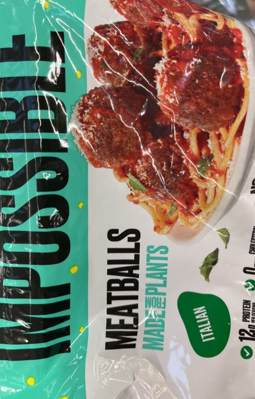 Impossible Italian Meatballs Made From Plants