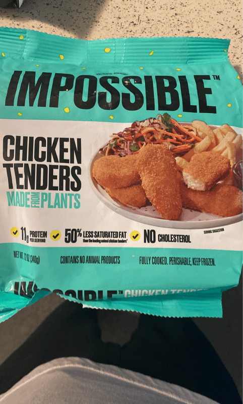 Impossible Chicken Tenders Made From Plants