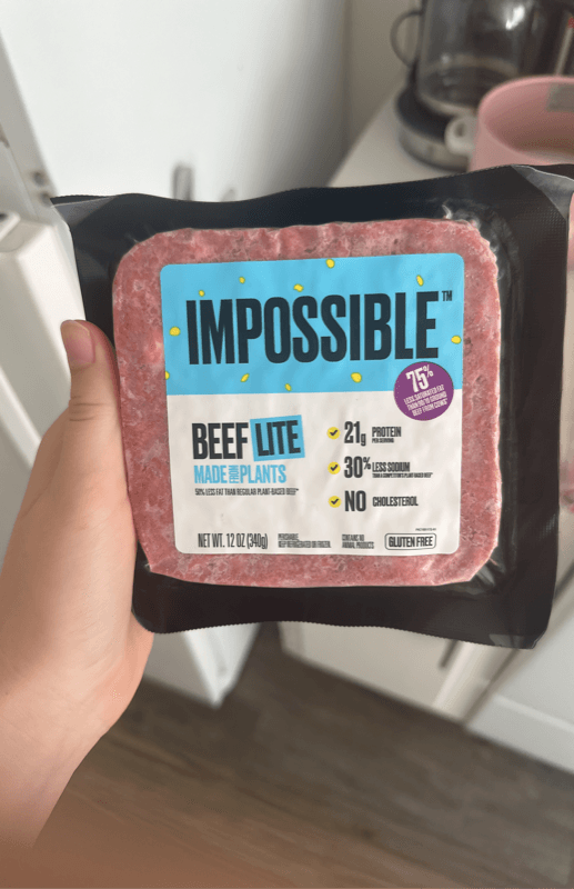 Impossible Beef Lite Made From Plants