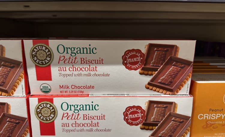 Natural Nectar Organic Petit Biscuit Milk Chocolate