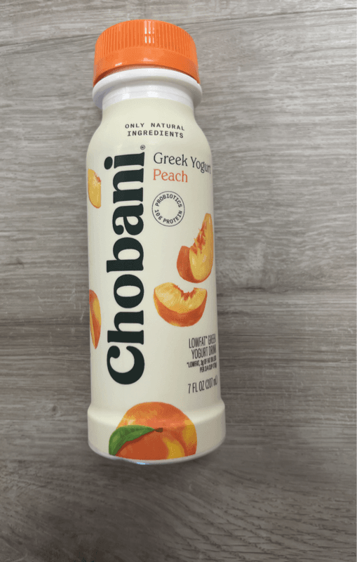 Is it Fructose Free? Chobani Peach Drink