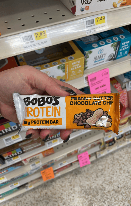 Bobo'S Peanut Butter Chocolate Chip Protein Bar