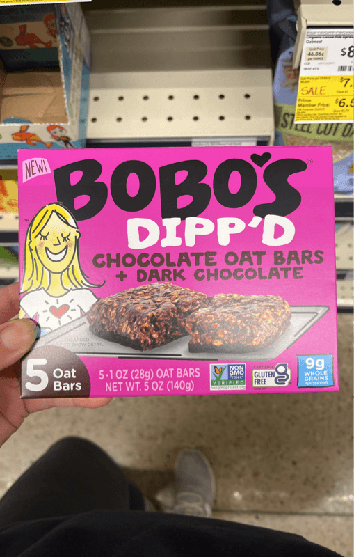 Bobo'S Dipp'D Chocolate Oat Bars + Dark Chocolate