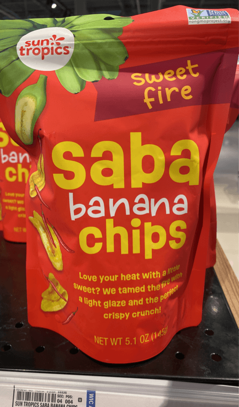 Sun Tropics Sweet Fire Saba Banana Chips