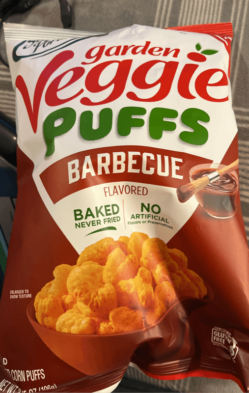 Sensible Portions Garden Veggie Puffs Barbecue Flavor