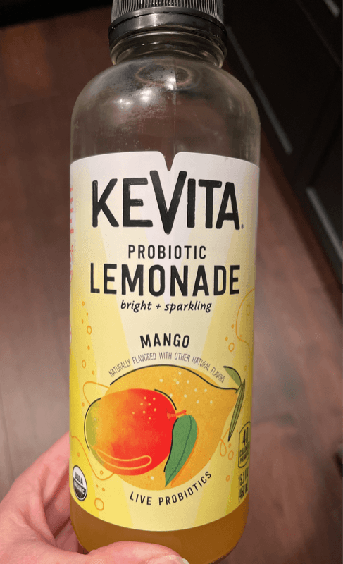 Kevita Probiotic Lemonade Bright + Sparkling Mango Flavor