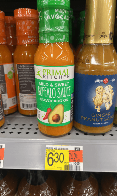 Primal Kitchen Mild & Sweet Buffalo Sauce Made With Avocado Oil