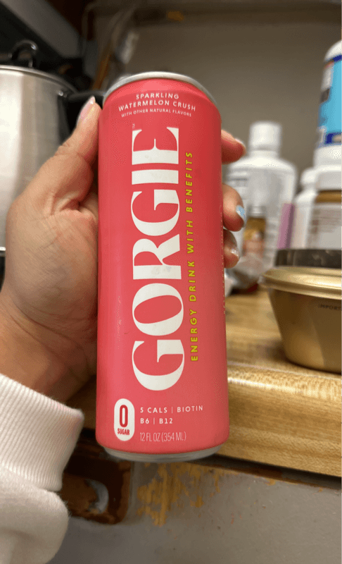 Gorgie Sparkling Watermelon Crush Energy Drink With Benefits