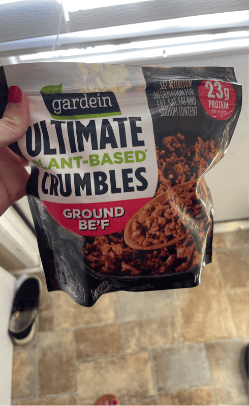 Gardein Ultimate Plant-Based Crumbles Ground Be'F