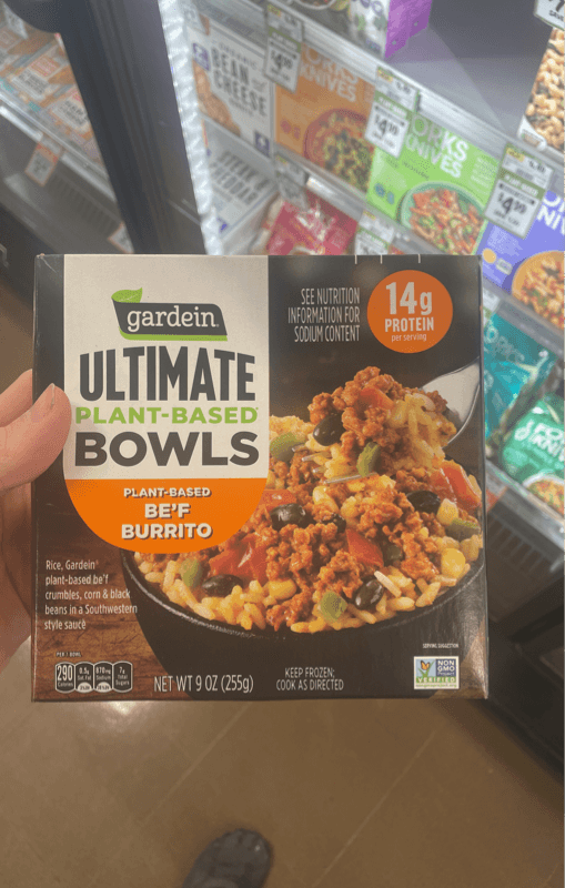 Gardein Ultimate Plant-Based Bowls Be'F Burrito