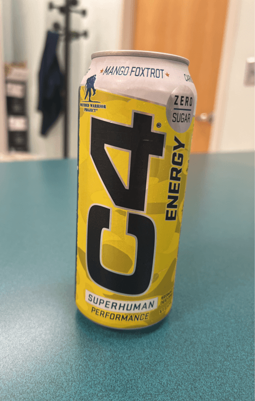 C4 Superhuman Performance Mango Foxtrot Energy Drink