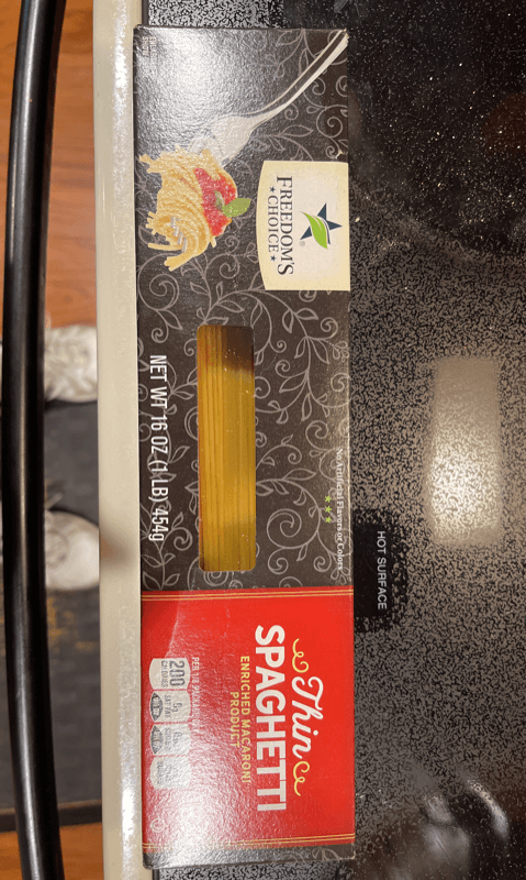 Freedom'S Choice Thin Spaghetti