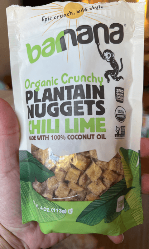 Barnana Organic Crunchy Plantain Nuggets Chile Lime