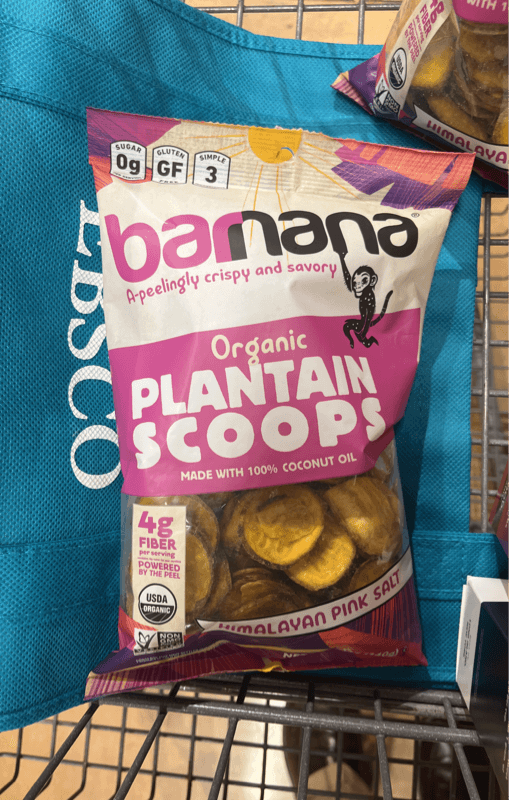 Barnana Organic Plantain Scoops Himalayan Pink Salt