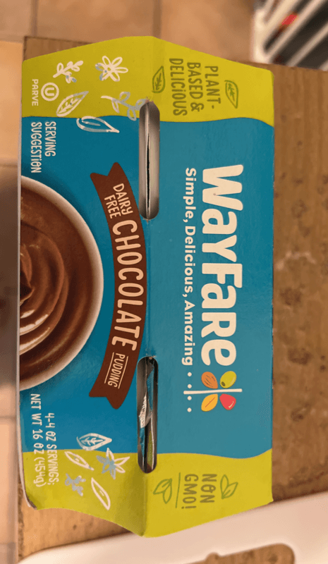 Wayfare Dairy Free Chocolate Pudding