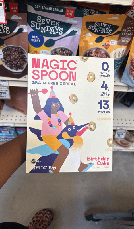 Magic Spoon Birthday Cake Grain-Free Cereal