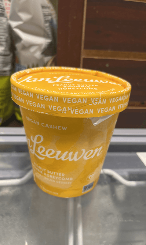 Van Leeuwen Peanut Butter Brownie Honeycomb Non-Dairy  Dessert