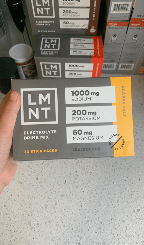 Lmnt Orange Salt Electrolyte Drink Mix