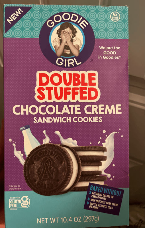 Goodie Girl Double Stuffed Chocolate Creme Sandwich Cookies