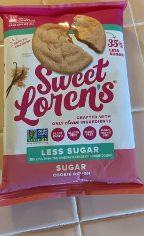 Sweet Loren’S Less Sugar Cookie Dough