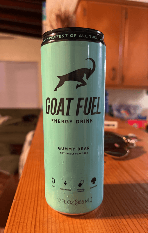 G.O.A.T. Fuel Gummy Bear Energy Drink