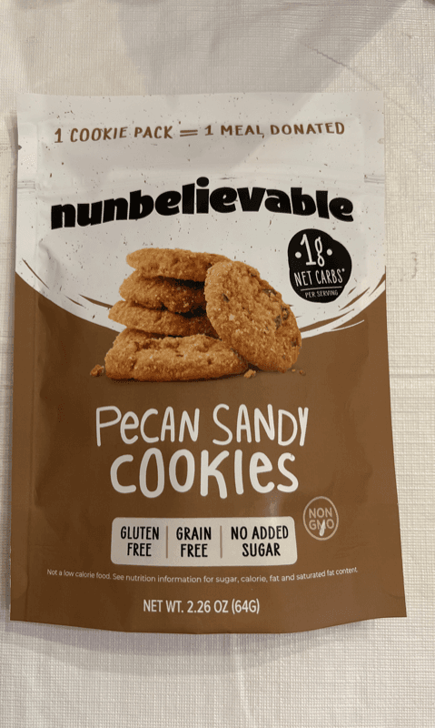 Nunbelievable Pecan Sandy Cookies