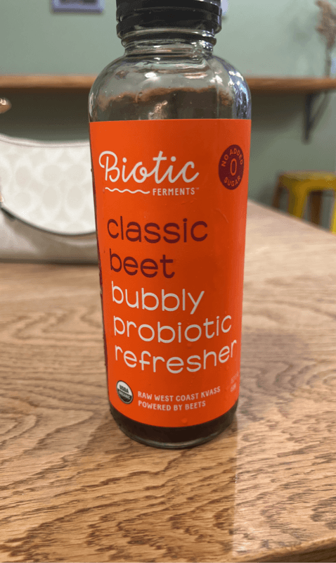 Biotic Ferments Classic Beet Bubbly Probiotic Refresher