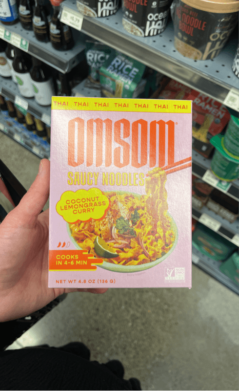Omsom Sauce Noodles Coconut Lemongrass Curry