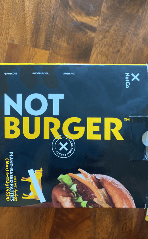 Notco Not Burger Plant-Based Patties