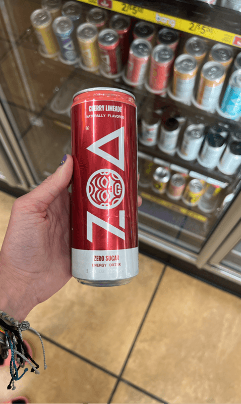 Zoa Zero Sugar Cherry Limeade Flavor Energy Drink