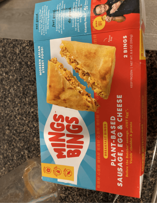 Mings Bings Breakfast Bings Plant-Based Sausage, Egg And Cheese