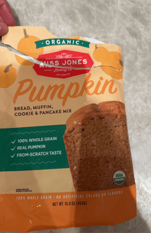 Miss Jones Baking Co. Pumpkin Bread, Muffin, Cookie & Pancake Mix