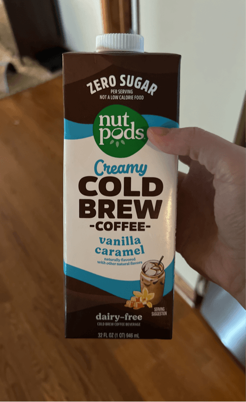 Nut Pods Dairy-Free Creamy Cold Brew Coffee Vanilla Caramel