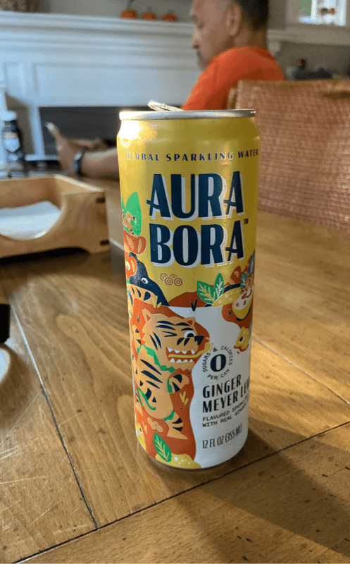Auro Bora Ginger Meyer Lemon Herbal Sparkling Water