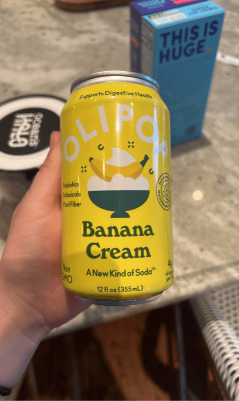 Olipop Banana Cream