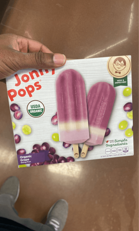 Jonny Pops Organic Grape