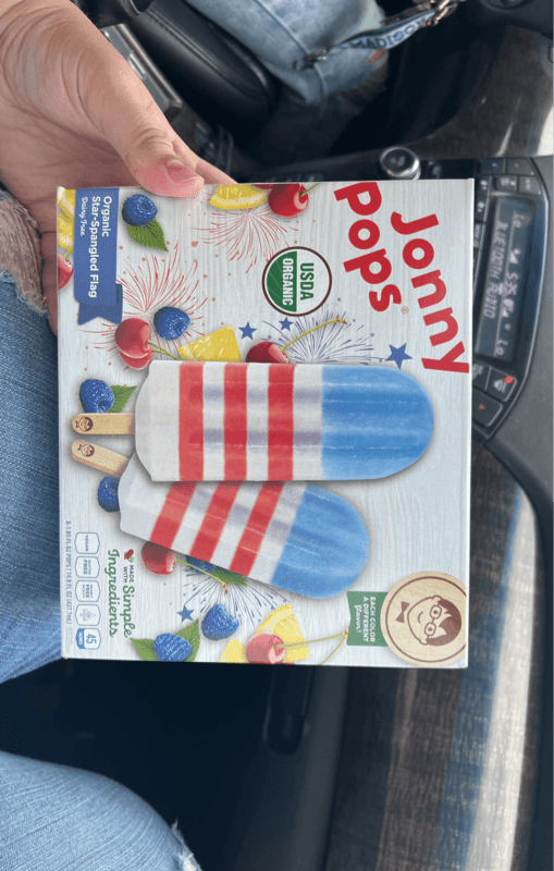Jonny Pops Organic Star-Spangled Flag